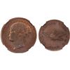 Image 1 : GRIQUALAND WEST: Victoria, 1873-1880, AE penny, 1890, NGC MS64 BN
