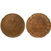 Image 1 : MADAGASCAR: Ranavalona III, 1883-1897, AE 10 centimes, 1883, NGC MS64 RB