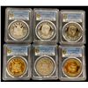 Image 1 : ZAMBIA: Republic, 6-coin proof set, 1997