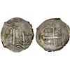 Image 1 : BOLIVIA: Carlos II, 1665-1700, AR 8 reales (26.22g), Potosí (16)79-P, XF