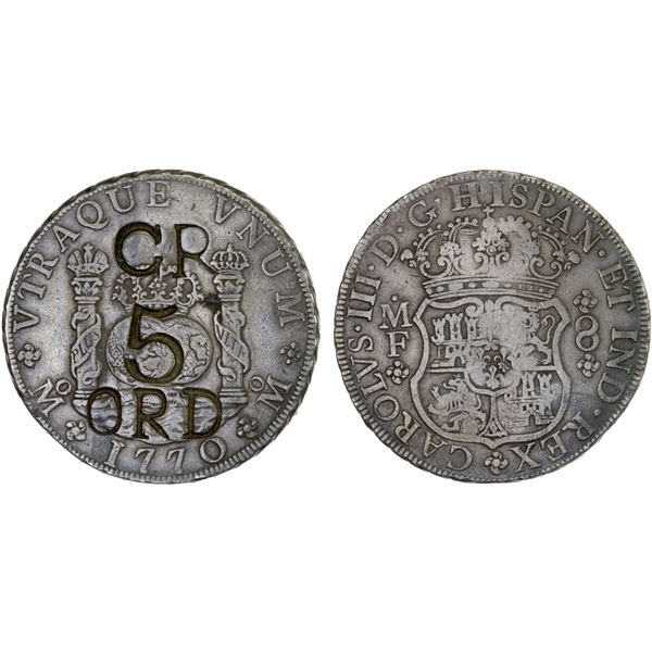 CANADA: PRINCE EDWARD ISLAND: AR 5 shillings, ND, VF on Very Fine host