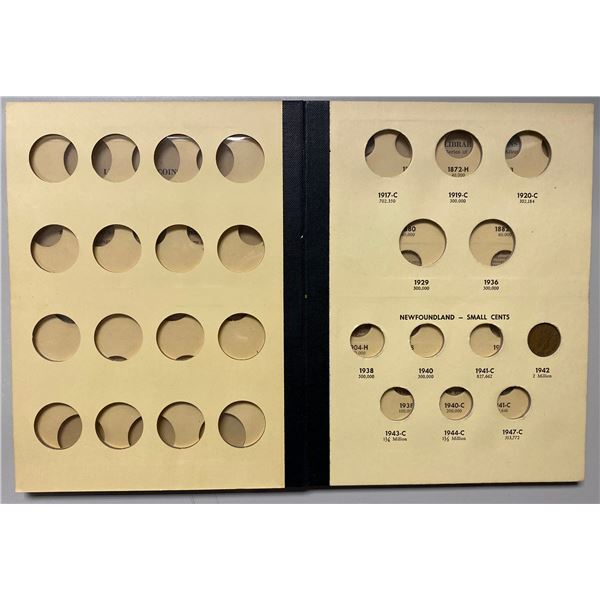 CANADA: coin album, XF