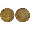 Image 1 : COSTA RICA: Republic, AV 1/2 escudo, ND (1849-57), PCGS MS62