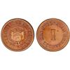 Image 1 : COSTA RICA: AE 1 real token, ND, PCGS MS64 RD