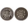 Image 1 : DANISH WEST INDIES: Frederik VII, 1848-1863, AR 10 cents, ND (1850), VF on VG host