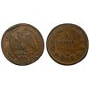 Image 1 : MEXICO: Maximiliano, 1864-1867, AE centavo, 1864-M, PCGS AU53