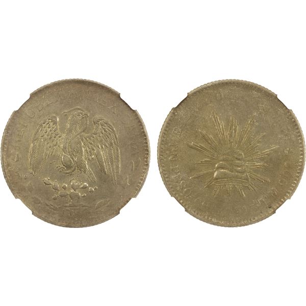 MEXICO: Revolutionary Issue, AR peso, Chihuahua, 1915-CHa, NGC AU50