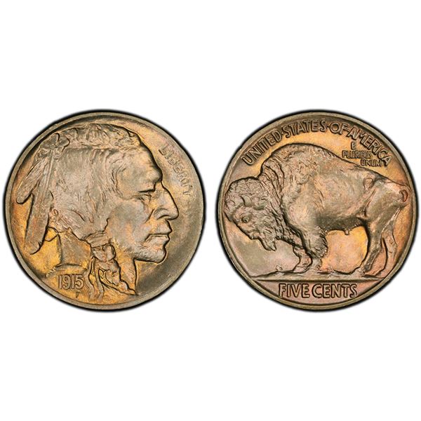 UNITED STATES: 5 cents, 1915, PCGS MS65