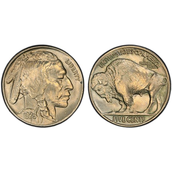 UNITED STATES: 5 cents, 1926, PCGS MS65