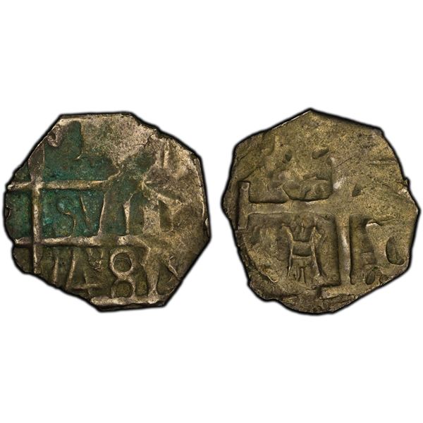 VENEZUELA: Barinas, Caujaral, AR "chipi-chipi" real (1.15g), "148" (1817-24), PCGS Fine details