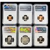 Image 2 : AUSTRALIA: Elizabeth II, 1952-2022, 6-piece proof set, 1966