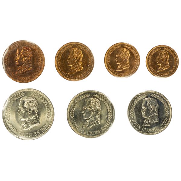KEELING-COCOS ISLANDS: 7-coin year set, 1977, Unc