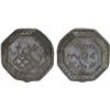 Image 1 : BURMA: KINGDOMS: Tenasserim-Pegu: Anonymous, 17th/19th century, cast octagonal large tin coin (28.72