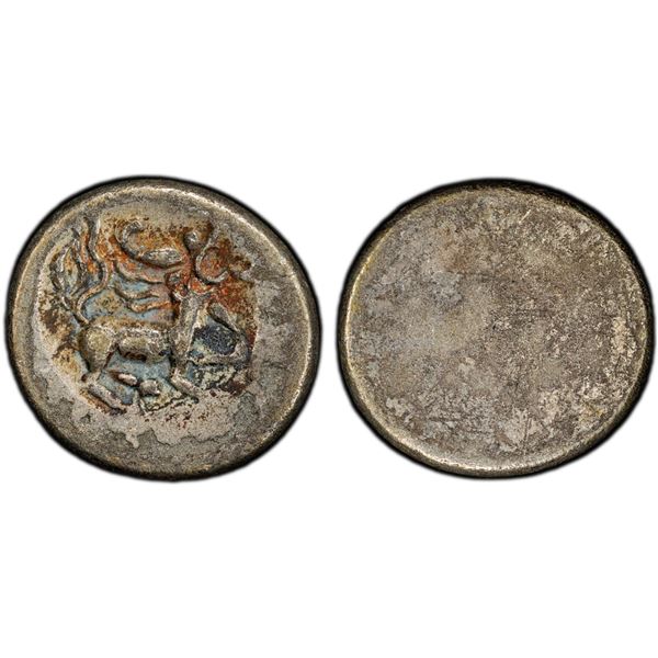 CAMBODIA: AR 2 pe (1.62g), ND (1650-1850), PCGS XF details