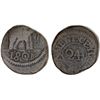 Image 1 : CEYLON: British Colony, AE 1/24 rixdollar (15.68g), 1805, Fine