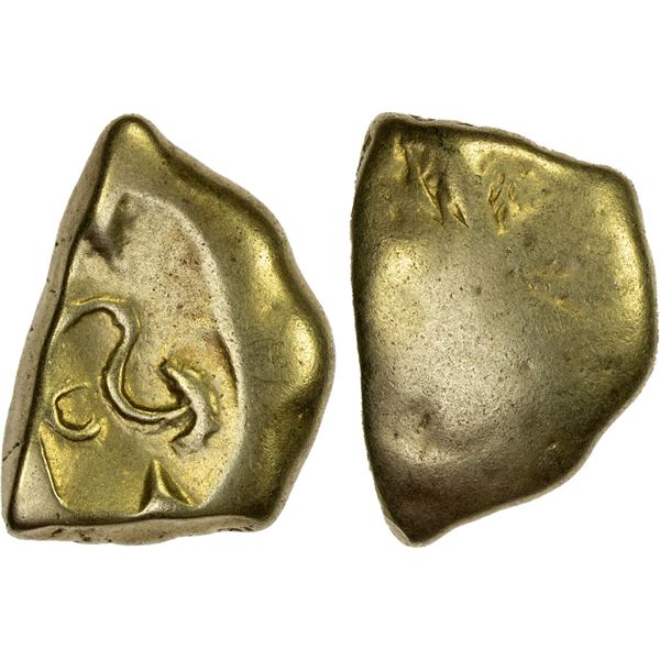 INDONESIA: JAVA: Kingdom of Sailendra, AV fragment (6.91g), ca. 800-850, VF