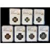 Image 1 : IRAQ: Republic, 7-coin proof set, 1982/AH1402