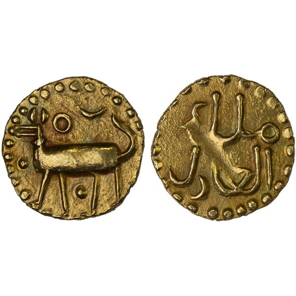 MALAYSIA: PATANI-KELANTAN: Anonymous, AV kupang (0.61g), 17th-18th century, AU