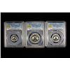 Image 1 : RAS AL KHAIMA: Saqr Bin Muhammad al-Qasimi, 1948-2010, 3-coin proof set, 1969/AH1389