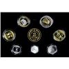 Image 1 : SAUDI ARABIA: Salman bin Abdulaziz, 2015-, 7-coin proof set, 2016/AH1438