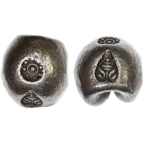 THAILAND: Rama IV, 1851-1868, AR tamlung (4 baht) (60.55g), ND, XF