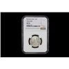 Image 2 : THAILAND: Rama VII, 1925-1935, AR 50 satang (1/2 baht), BE2472 (1929), NGC MS65