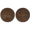 Image 1 : UIGHURISTAN: Hoja Niyaz Haji, 1933-1934, AE 20 cash, Kashgar, AH1352, PCGS VF35