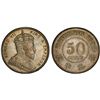 Image 1 : HONG KONG: Edward VII, 1901-1910, AR 50 cents, 1905, PCGS MS62