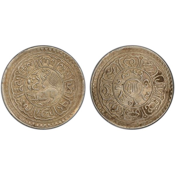TIBET: AR 5 sho, BE15-52, PCGS AU55