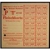 Image 1 : POLAND: German WWII Occupation, meat ration card, 18.9.-12.11.1944, VF