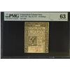 Image 1 : UNITED STATES: Colonial Issues, 40 shillings, 10.5.1775, PMG graded MS63