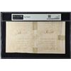 Image 2 : UNITED STATES: South Carolina, 4-note sheet, April 10, 1778, PMG graded AU50