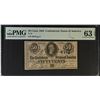 Image 1 : UNITED STATES CIVIL WAR: CONFEDERACY: 50 cents, 17.2.1864, PMG graded MS63 EPQ