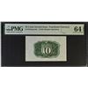 Image 1 : UNITED STATES: 10 cents, 3.3.1863, PMG graded Specimen 64 EPQ