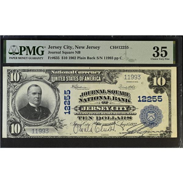 UNITED STATES: 10 dollars, 1902, PMG graded VF35