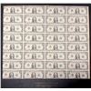 Image 1 : UNITED STATES: 1 dollar uncut sheet, 1981, Unc
