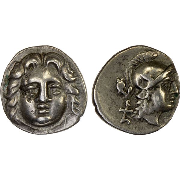 PISIDIA: Selge, AR obol (0.90g), ca. 250-190 BC, Choice VF