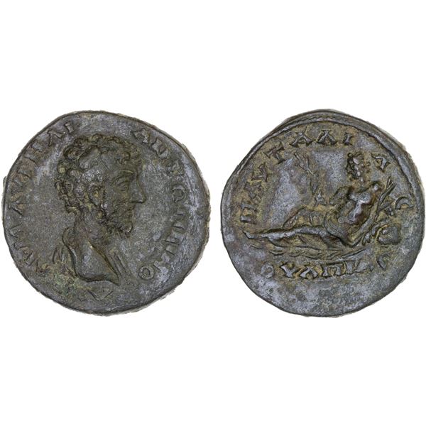 ROMAN PROVINCIAL, THRACE: Pautalia, Marcus Aurelius, 161-180, AE24 (10.07g), Choice VF