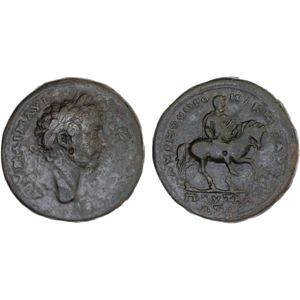 ROMAN PROVINCIAL, THRACE: Pautalia, Marcus Aurelius, 161-180, AE30 (18.54g), F-VF