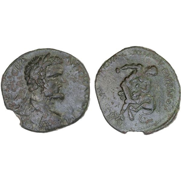 ROMAN PROVINCIAL, THRACE: Pautalia, Septimius Severus, 193-211, AE31 (18.64g), VF