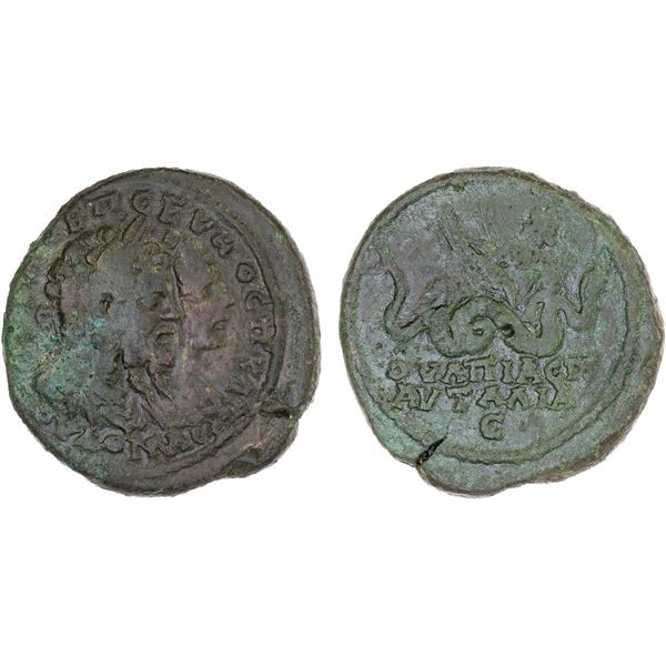 ROMAN PROVINCIAL, THRACE: Pautalia, Septimius Severus, 193-211, AE30 (15.85g), F-VF