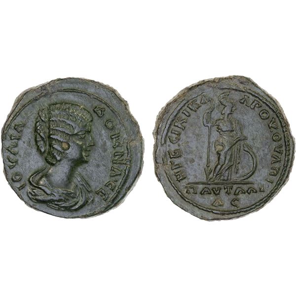 ROMAN PROVINCIAL, THRACE: Pautalia, Julia Domna, augusta, 193-211, AE30 (16.78g), VF-XF