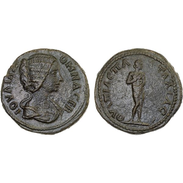 ROMAN PROVINCIAL, THRACE: Pautalia, Julia Domna, augusta, 193-211, AE23 (9.11g), Choice VF