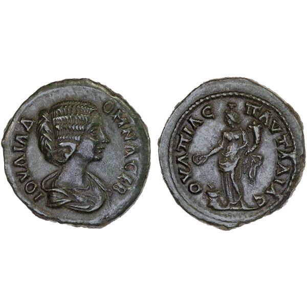 ROMAN PROVINCIAL, THRACE: Pautalia, Julia Domna, augusta, 193-211, AE25 (7.51g), Choice VF