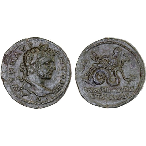 ROMAN PROVINCIAL, THRACE: Pautalia, Caracalla, 198-217, AE30 (17.34g), Choice VF