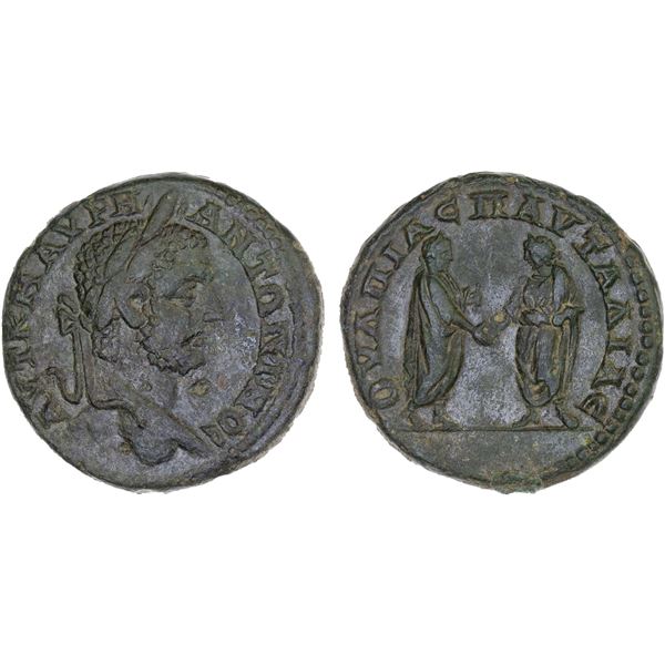 ROMAN PROVINCIAL, THRACE: Pautalia, Caracalla, 198-217, AE29 (16.08g), Choice VF
