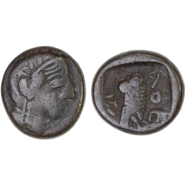 LIHYAN: Anonymous, ca. 2nd century BC, BI drachm (2.41g), Fine