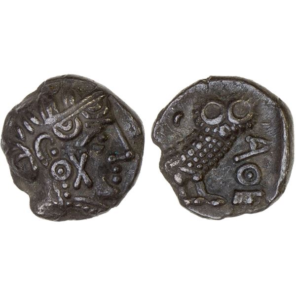 SABAEAN: Anonymous, ca. 4th-3rd century BC, AR 1/4 unit (1.02g), Choice VF