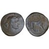 Image 1 : NUMIDIA: Juba I, ca. 60-46 BC, AE22 (7.87g), VF