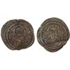 Image 1 : ARAB-SASANIAN: Muhallab, ca. 694-698, AE pashiz (0.71g), ST (Istakhr), F-VF